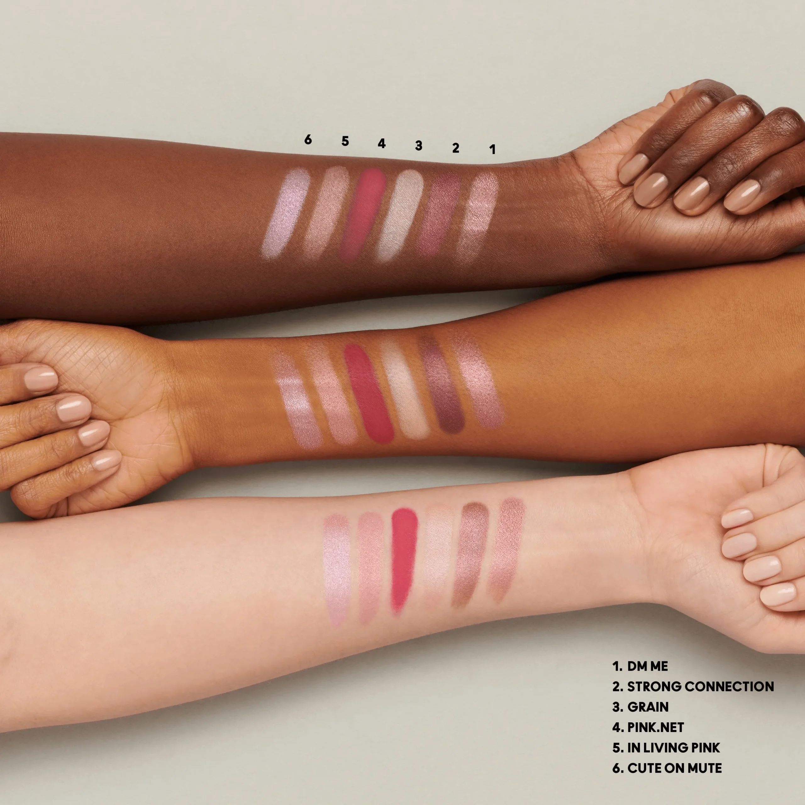 Connect In Colour Eye Shadow Palette: Rose Lens - Image 2