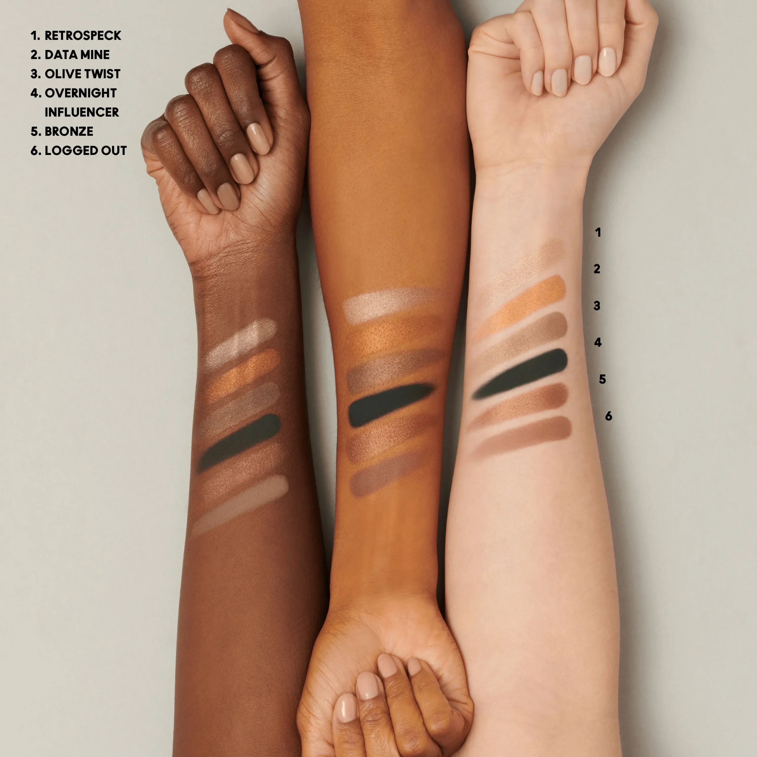 Connect In Colour Eye Shadow Palette: Bronze Influence - Image 2