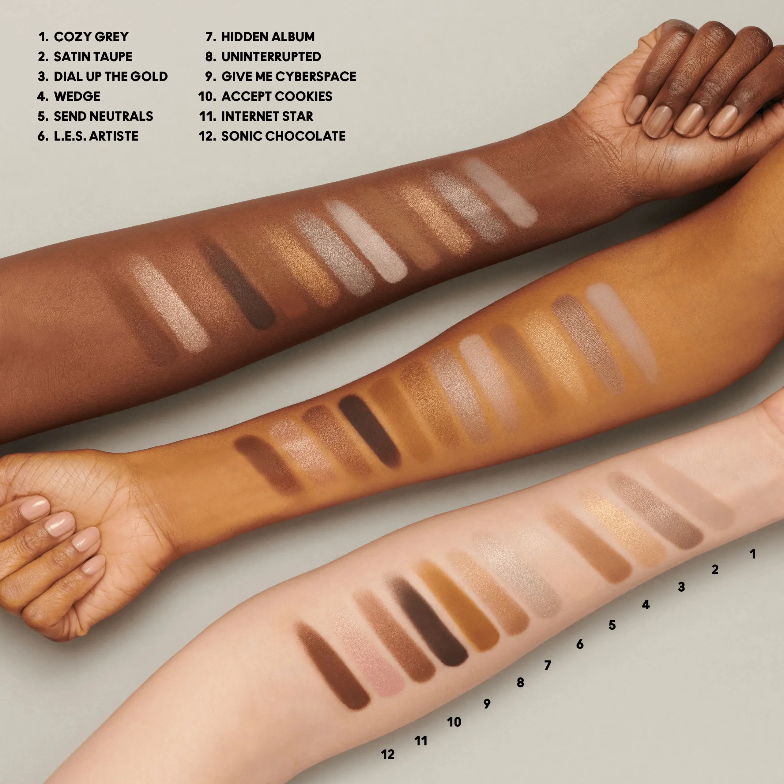 Connect In Colour Eye Shadow Palette: Unfiltered Nudes - Image 2